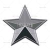 1pc Car Styling 3D Five-pointed Star Decorative Metal Alloy Adhesive Emblem Trunk Badge Fender Sticker Body Decal Car Accessory