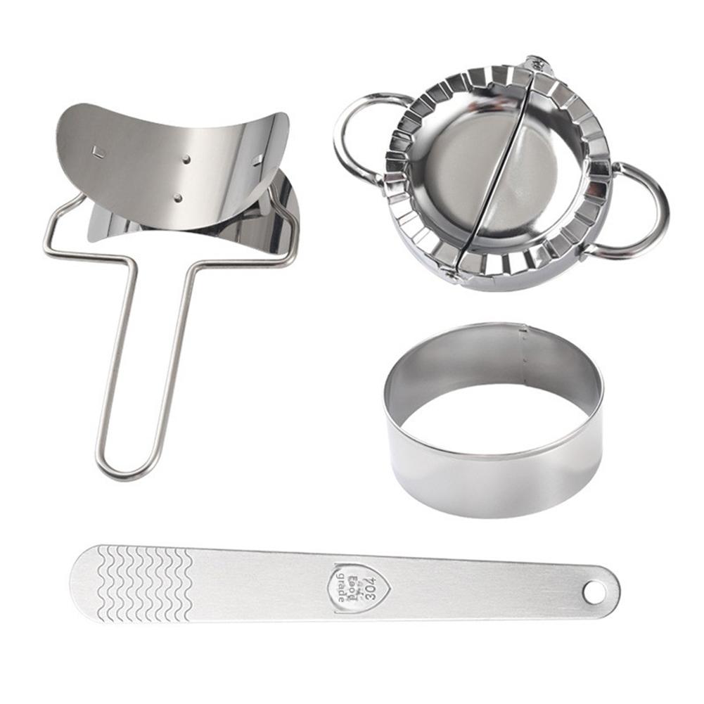 304 Dumpling Maker Dough Cutter Ravioli Mold Manual Dumpling Wrapper Maker Tool Food Grade Stainless Steel For Various Pastry