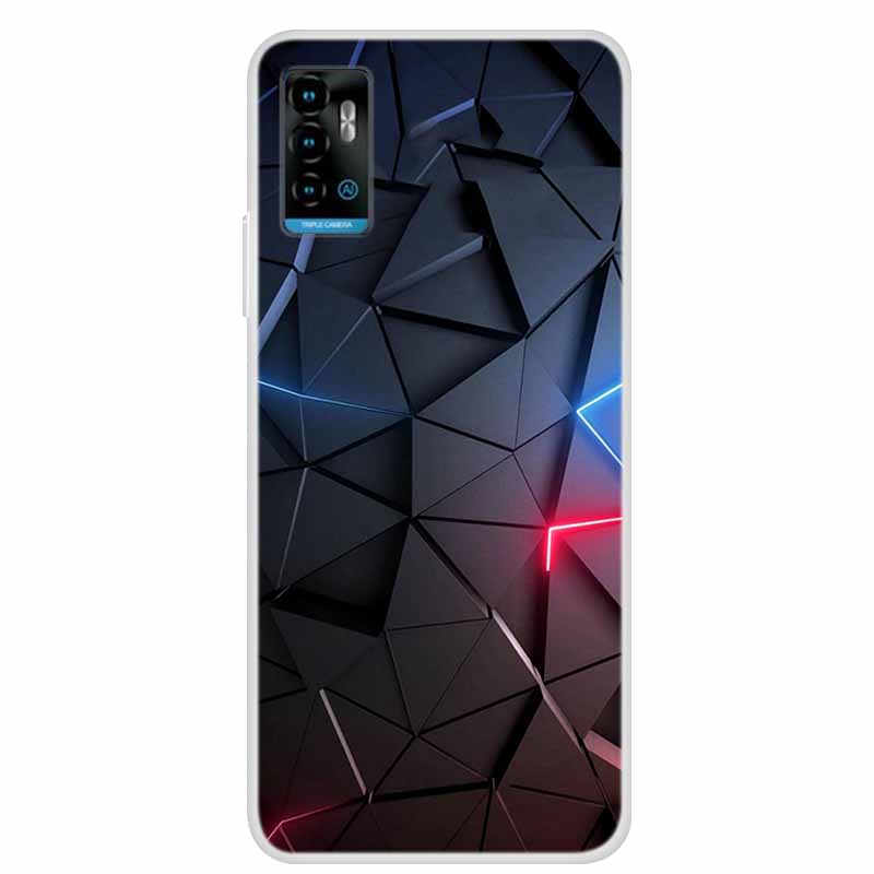 For ZTE Blade A71 Case Animals Bumper Silicone TPU Soft Cover Phone Case For ZTE Blade A71 A7030 Shockproof Cartoon Coque Funda
