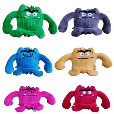 Плюшевая кукла Color Monster для детей Monster Color Emotion Plushie мягкая игрушка для детей Подарки на день рождения