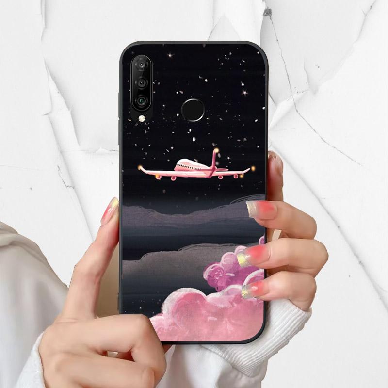 Чехол для телефона Huawei P30 Lite Силиконовый чехол MAR-LX1A Модный Расписной Ударопрочный Мягкий Fundas Для Huawei Nova 4e Чехол P30Lite