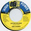 7inch Record KING ATARNEY - Captain Selassie HP03 High Power 1980 UK Reggae, Ska & Dub
