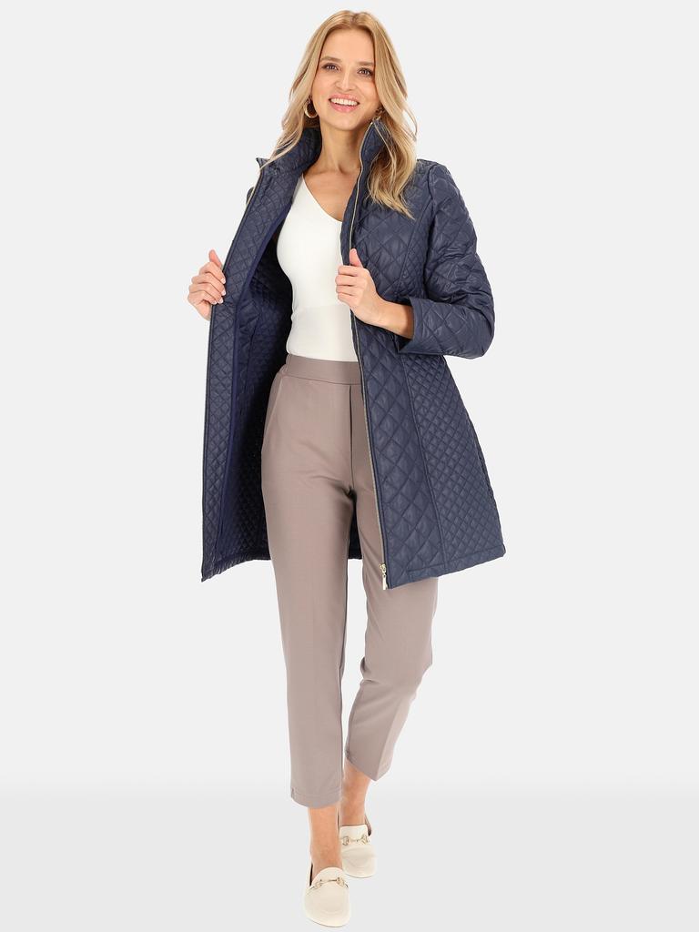 ELEGANT QUILTED WOMEN' TRANSITIONAL COAT