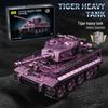 Tiger 97001 Тяжелый Танк Военная Модель Конструктор с Минифигурками