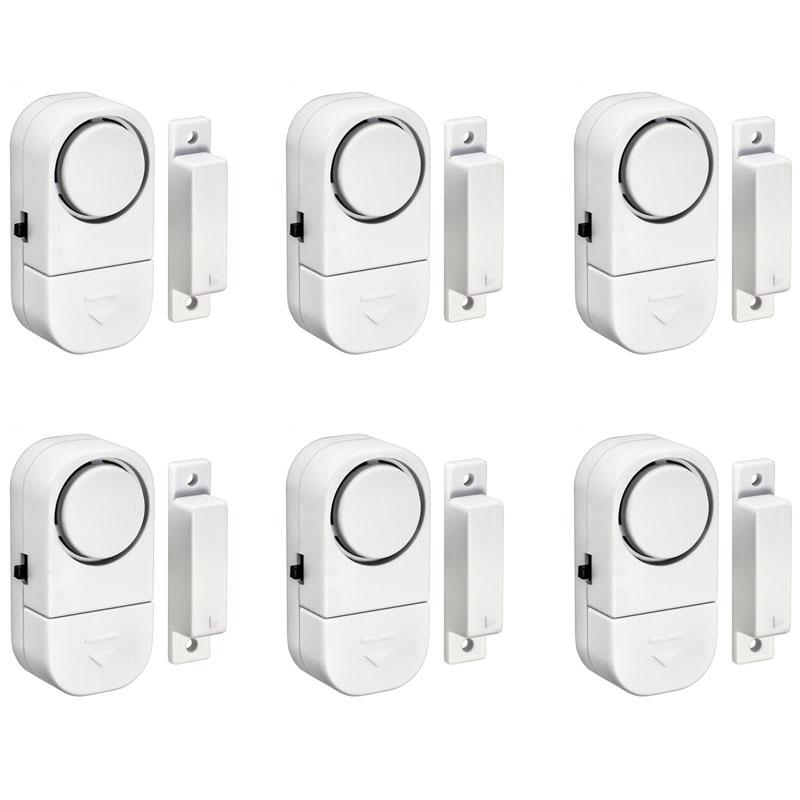 1-10 шт. беспроводной дверной датчик мини-окна дверная сигнализация магнитный датчик беспроводной домашний оконный дверной вход анти-вор охранная сигнализация 90 дБ