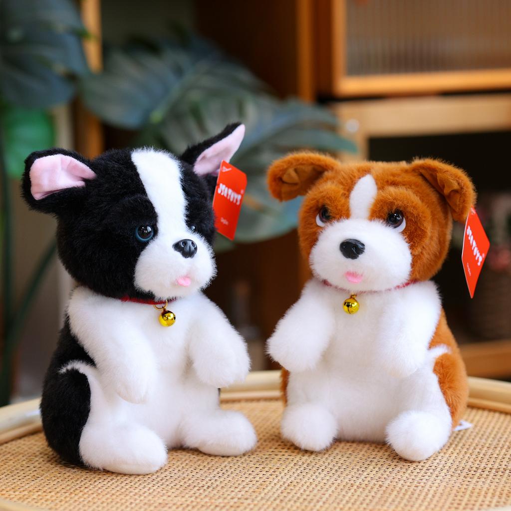 Новая игрушка-симулятор собаки хаски из меха, милая кукла бигль, кукла-щенок, тряпичная кукла, подарок