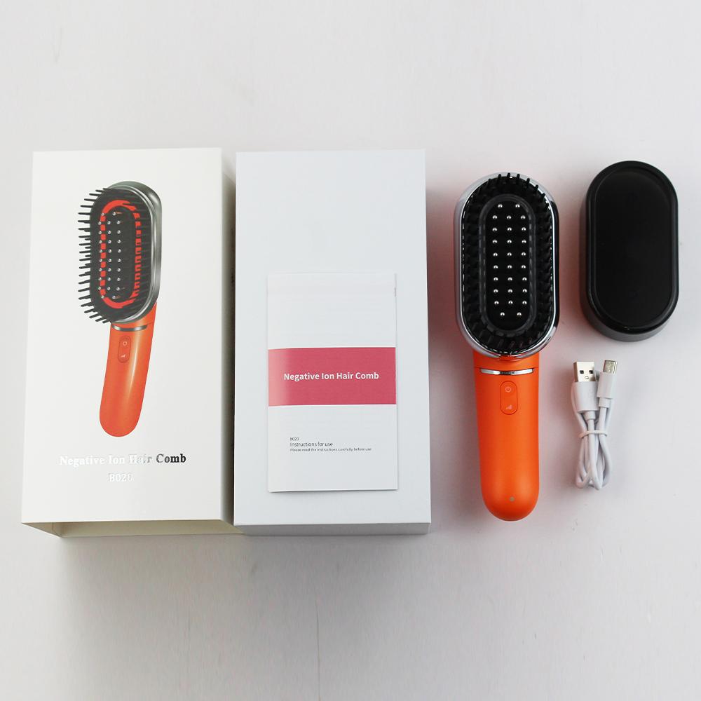 Kks Ems Scalp Massage Hair Brush Light Therapy Hair Growth Comb Hair Care Device