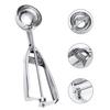3Pcs/Set Stainless Steel Ice Cream Ball Spoon Non-stick Anti-freeze Ergonomic Spring Handle Dishwasher Safe Heavy Duty Fruit Scoop Kitchen Supplies