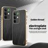 KADEM Чехол для Realme C85 Pro 4G Электроокрашенный Шелковистая текстура ПУ + ТПУ Задняя крышка телефона
