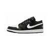 Jordan Air Jordan 1 Slip Resistant Abrasion Resistant Low top Vintage Basketball Shoes Unisex Black 553558-043(Team578-)
