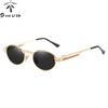 Small Oval Sunglasses Men Women Stylish Frame Design Retro Steam Punk Sun Glasses Hipster Shade