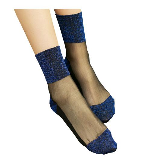 Yousheng 10 пар женских прозрачных блестящих носков до щиколотки, шелковистые прозрачные блестящие носки, ультратонкие блестящие короткие носки для весны и лета