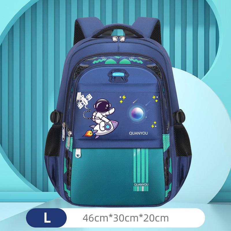 Students Backpacks S L Size Space Astronaut Print Bag Backpack Teenager Boys School Bags Grade 1~6