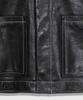 86D Stitch Leather Jacket - Black