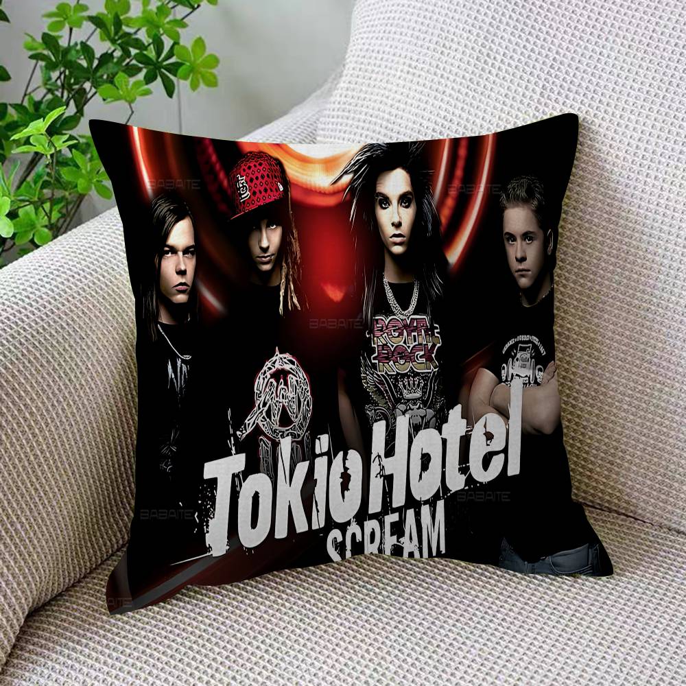 Металл Рок-группа T-Tokio H-Hotel Наволочка Декор Подушки Чехол для Подушки Печатный Чехол для Подушки На Диван
