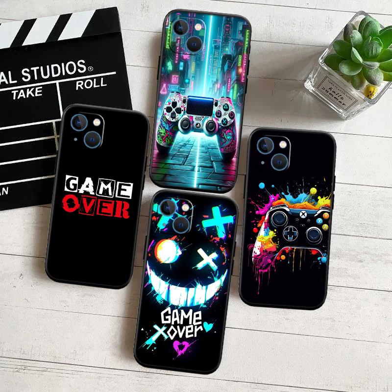 QE30 Game Over Phone Case for OPPO A40 A60 A80 A15 A16 A16K A12 A17 A17K A54 A54S A53 A53S A55 A56 A57 A98 F23