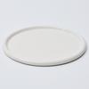 LASSIETTE NUBE Ceramic Large Round Plate Dishwasher Safe Yellow, White