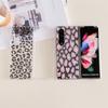 Чехол для Samsung Galaxy Z Fold 4 3 с леопардовым принтом, прозрачный складной противоударный чехол для ПК, чехол для Zfold4 Fold3
