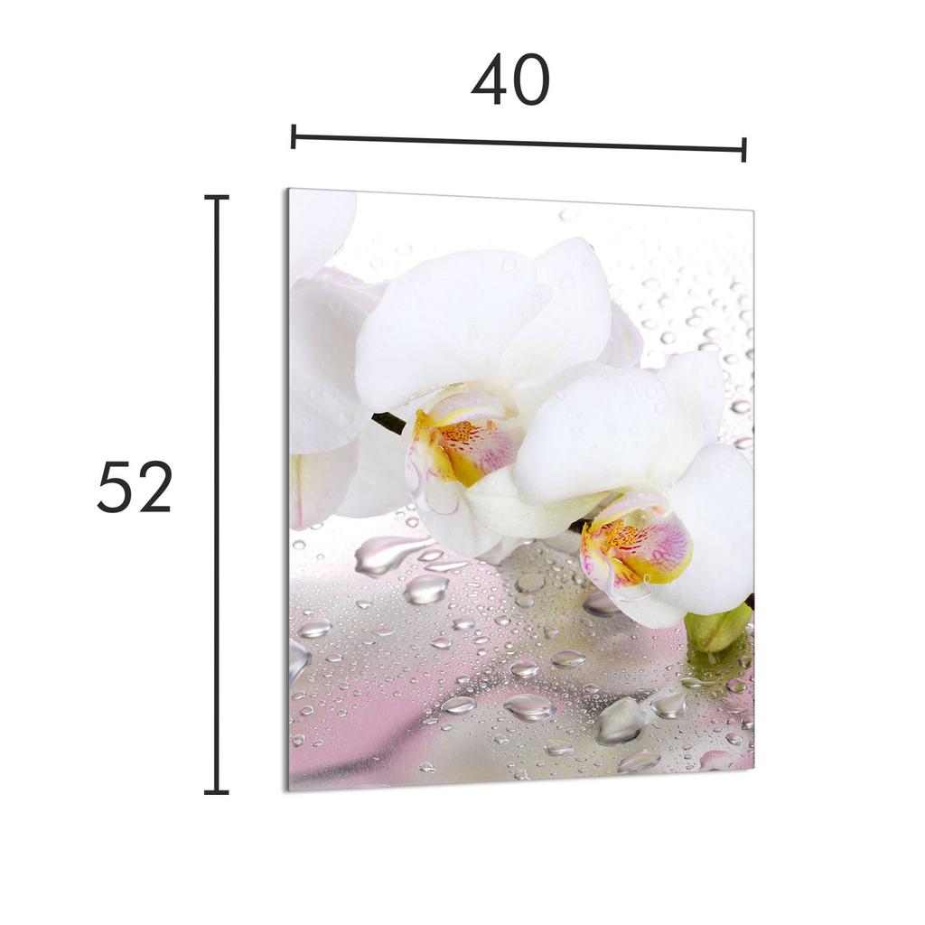 SZKLANA DESKA DO KROJENIA 40x52 Orchidea