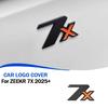 Для ZEEKR 7X 2024+ Наклейки-Украшения Логотипа Задней Двери Металлический Материал Стиль Букв Эмблема Внешний Апгрейд Автоаксессуары
