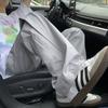 Light gray mesh ice silk pants men's summer thin outdoor tooling charging pants American functional casual long pants