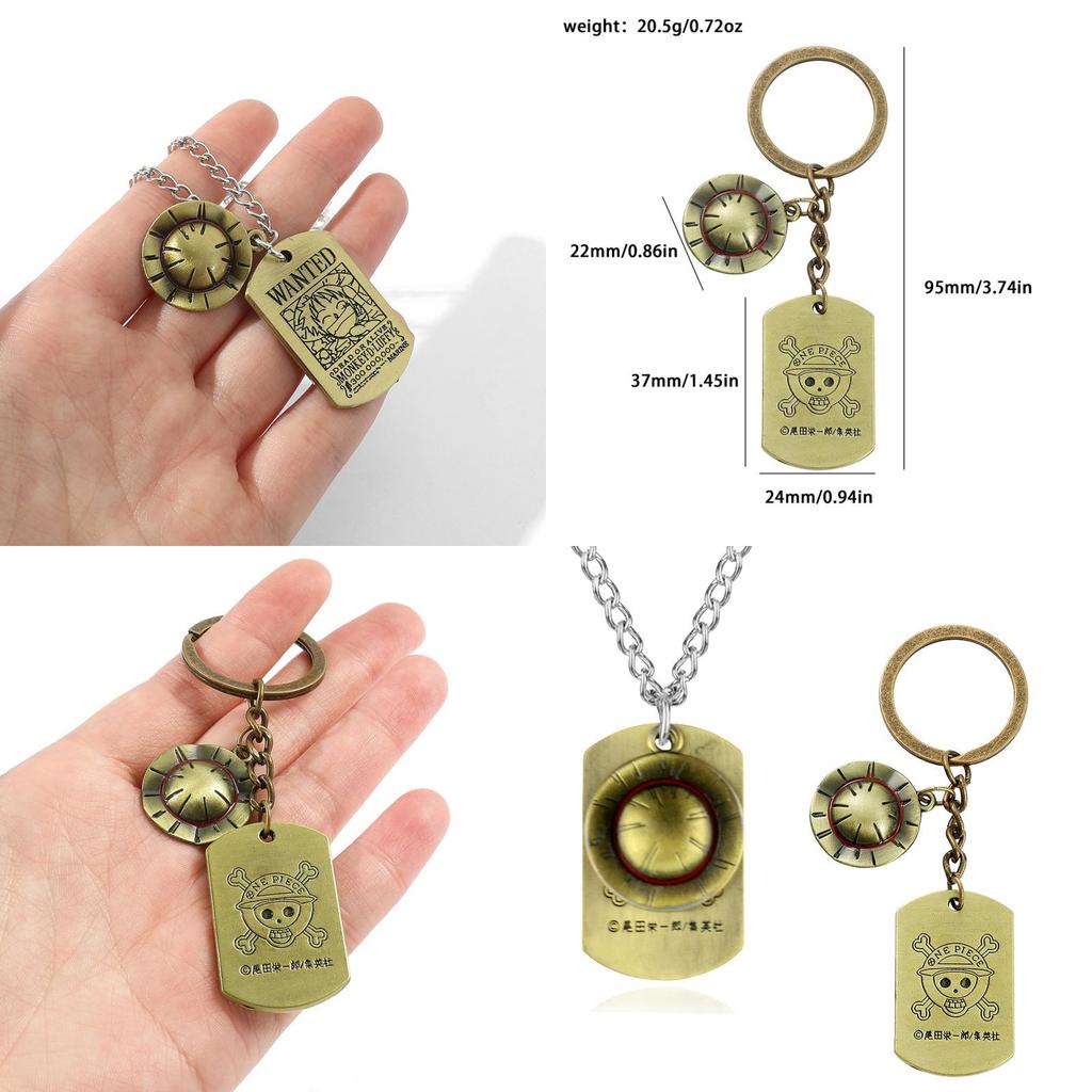 Cross-border New Arrival Cartoon Character Pirate King Gol D. Roger Necklace