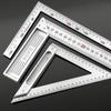 Stainless Steel Right Angle Gauge Measuring Tool Triangle Ruler Angle Square Ruler Woodworking
