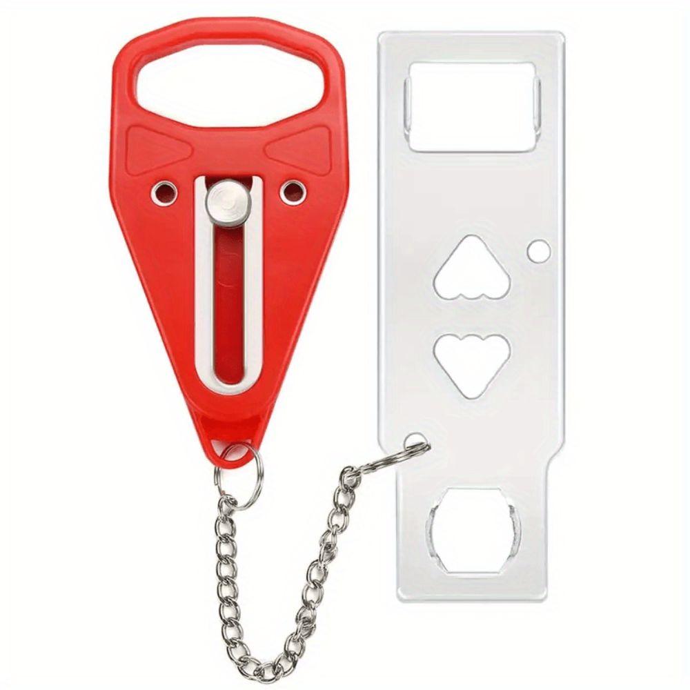 Battery-Free Portable Door Lock Metal Lock Security Door Lock Travel Door Lock  Apartment Safety