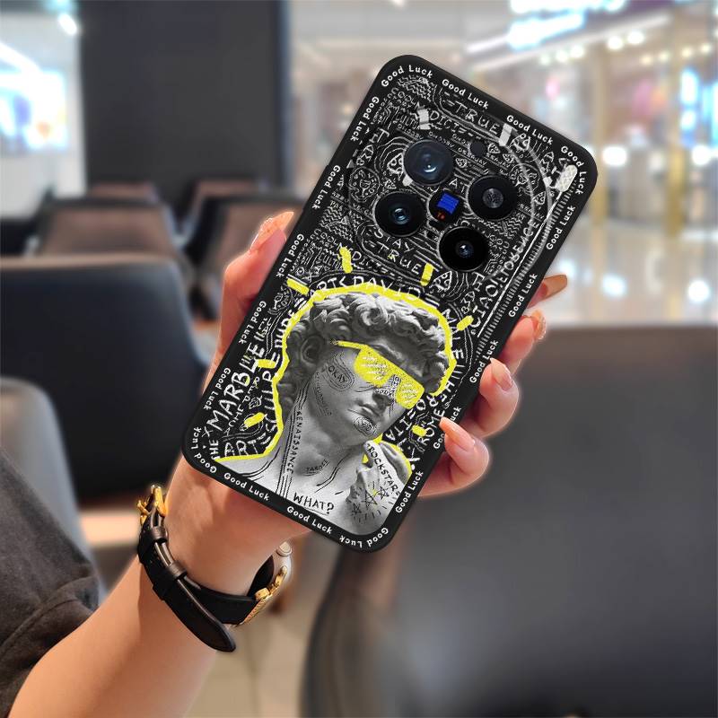 Задняя крышка водонепроницаемый чехол для телефона VIVO X200 Pro полный защитный чехол милый модный дизайн антипылевой прочный TPU