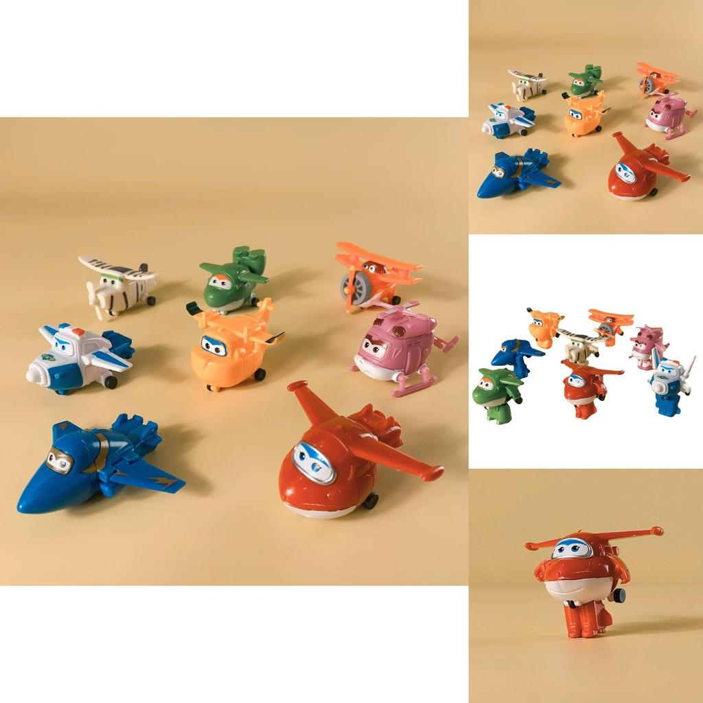 Красочные трансформирующиеся машинки и самолеты, украшения для торта, игрушки для детских праздников