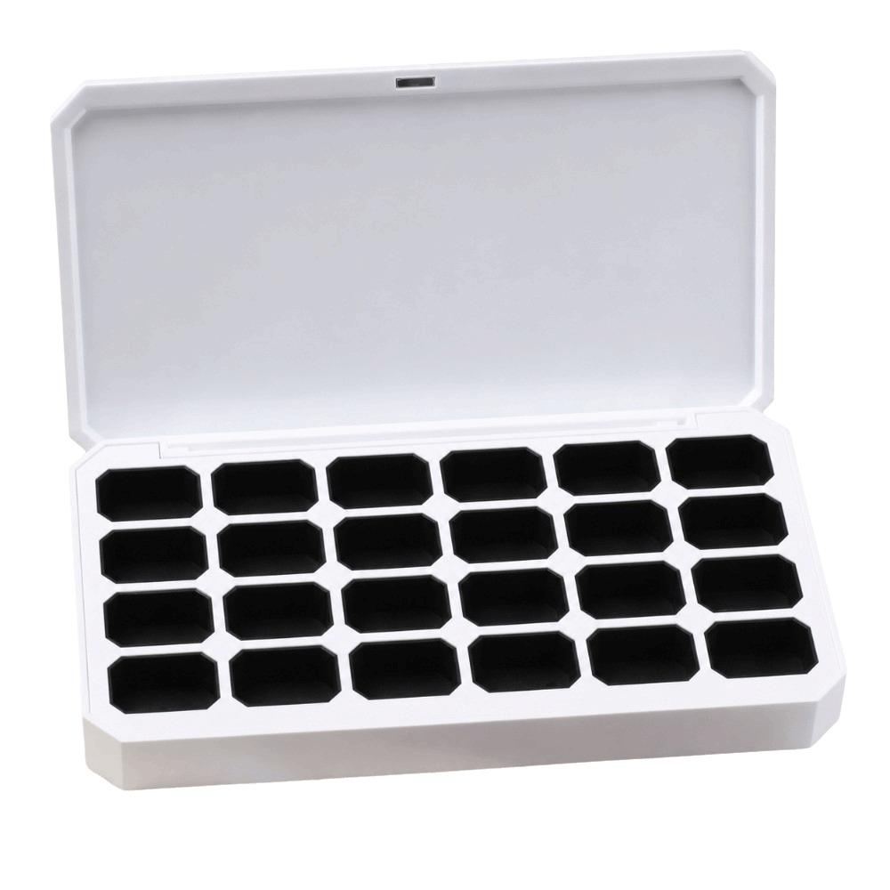 Light Avoiding Nail Art Palette Portable Empty Magnetic Box Nail Polish Storage Box DIY Manicure