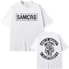 Sons of Anarchy SAMCRO Men T-shirt Luxury Brand Fashion Big Size Top Casual Short Sleeve Streetwear New Arrival Tee S-4XL