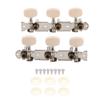 Guitar Tuning Pegs Machine Heads Tuners Dual Holes 3R 3L for Acoustic Folk Classical Guitars
