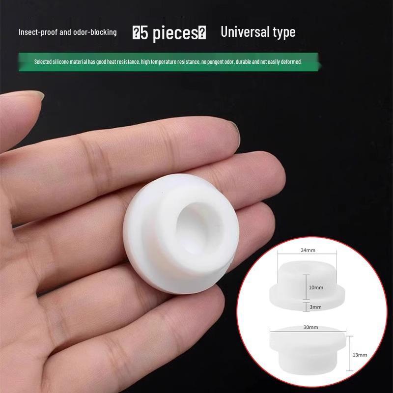 Universal Silicone Washbasin Overflow Plug and Sink Stopper Cover