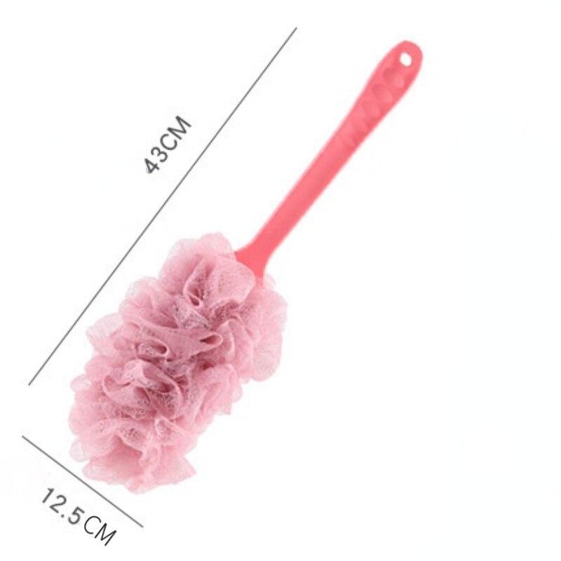 Long Handle Bath Brush, Foam Rich Bath Sponge,Enlarged Bath Ball, Flower Back Scrubber, Bath Sponge, Shower Brush Tool