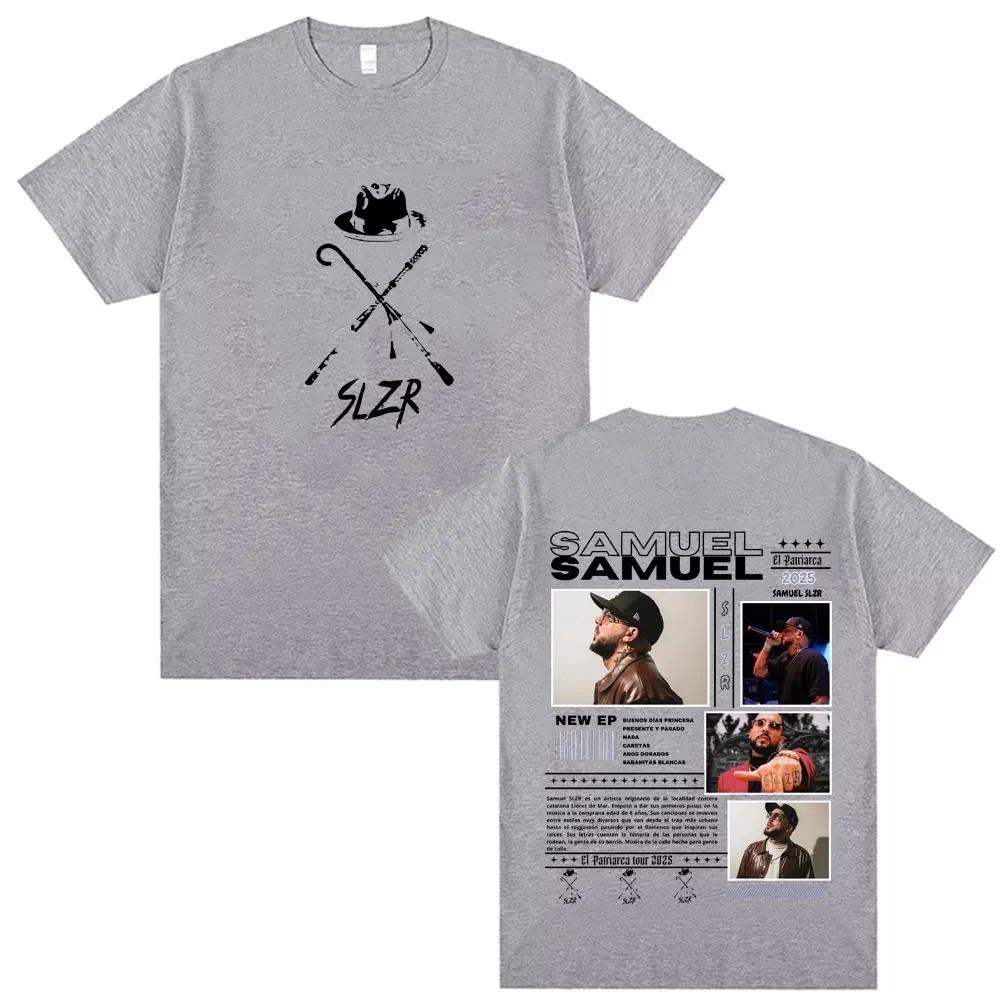 2026 Fashion Harajuku Gothic Style Casual Oversized Tshirt Rapper Samuel Slzr Tour T Shirts Unisex Women Hip Hop Pop Music T-shirts
