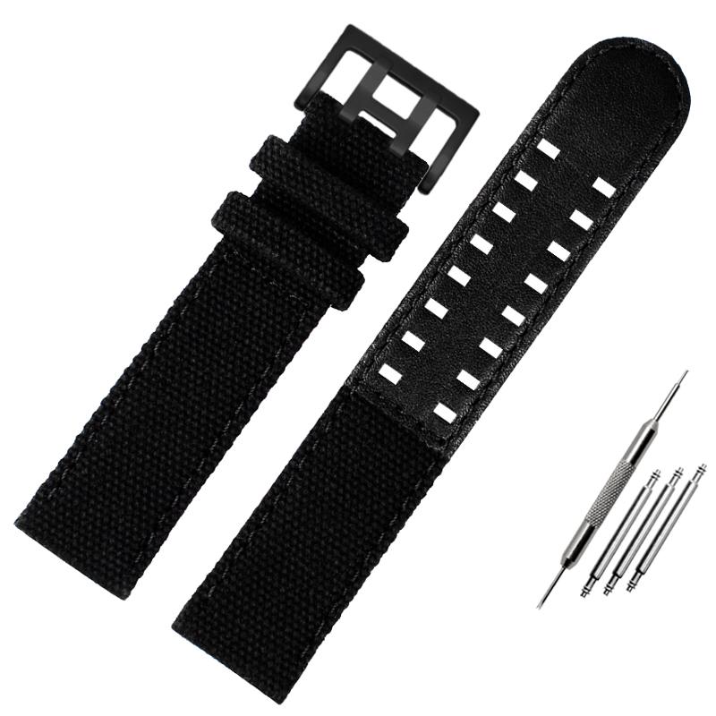 Для Hamilton Khaki Field Watch h760250/h77616533/h70605963 H68201993 ремешок для часов из натуральной кожи нейлоновый мужской ремешок для часов 20 мм 22 мм