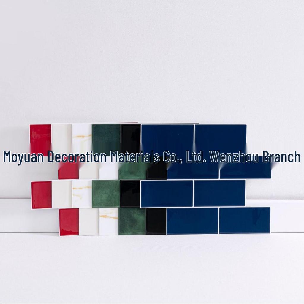 3D самоклеящиеся плиточные обои: Влаго-, масло- и водостойкая наклейка на стену для кухни