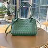 Hand Woven Large Capacity Fashionable Versatile Hand-held Shoulder Bag