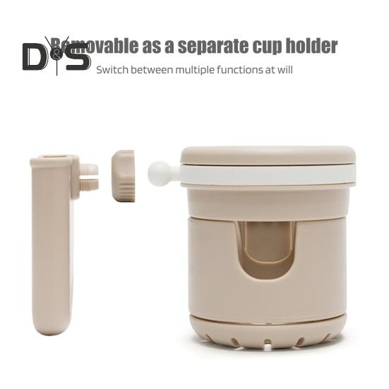 Выдвижной держатель для стакана для коляски с кронштейном для телефона 3 в 1, нескользящий, прочный, с поворотом на 360 градусов держатель для напитков для самоката, велосипеда, ходунков