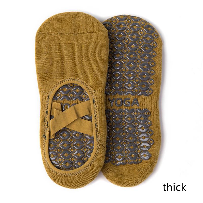 Women Yoga Anti-slip Socks Ladies Ventilation Ballet Dance Gym Fitness Pilates Cotton Socks