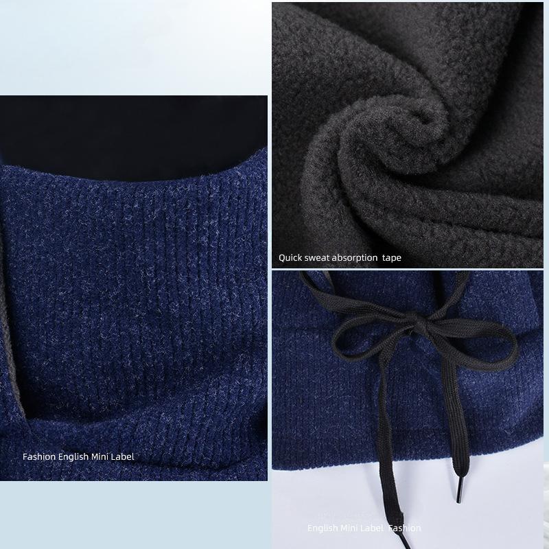 Зимняя детская шапка-балаклава, ветрозащитная маска, вязаная шапка-бини для мальчиков и девочек, шапка, шарф, шапка-снуд, детские флисовые теплые шапки с капюшоном на шею