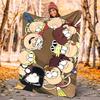 Loud House Flannel Blanket Soft Warm All-Season Throw, Design for Camping, Car Travel, Hiking Sofa, Bed, Office Perfect Gift for Parties