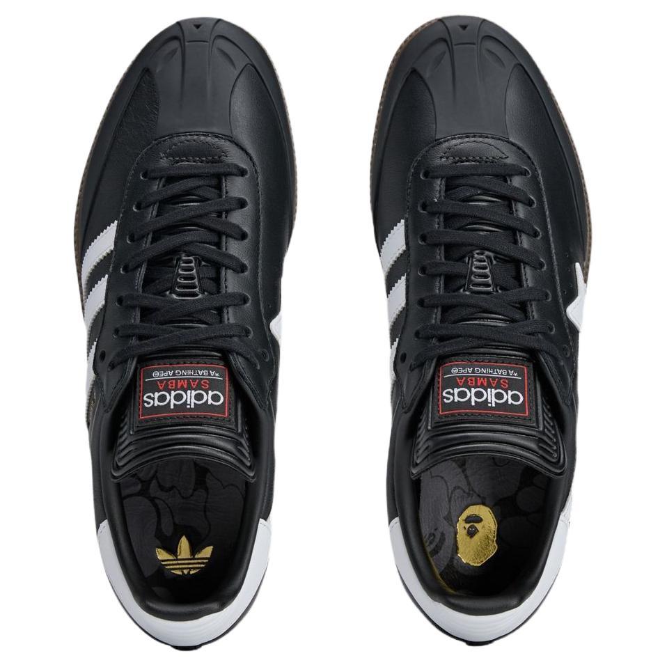 Samba Bape x Samba Adidas Originals 'Черный Белый Каучук' JR9246