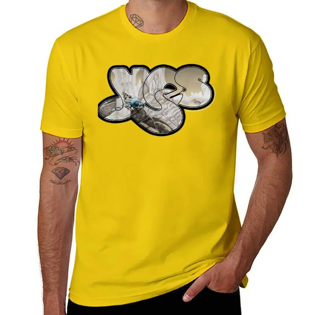 Yes Relayer Essential TShirt graphic t shirt vintage oversized graphic tee plus size men clothing