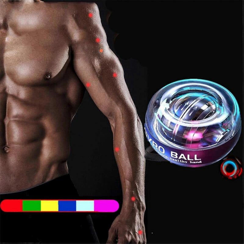 Auto Counter Gyro Ball Wrist Power LED Wrist Ball Power Trainer Ball for Forearm Gyro Wrist Exerciser Strengthen Arm gym workout