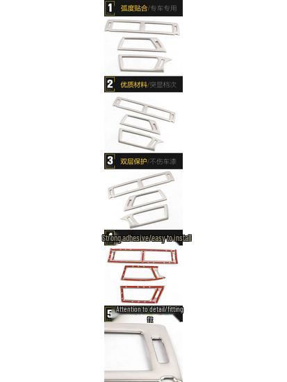 JMC Yusheng S330 Front Air Vent Ring & Console Vent Sticker