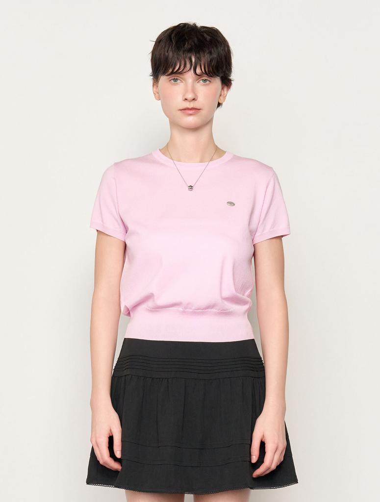 GENERALIDEA Airy Essential Half Knit [Pink] / Wbe2L05512
