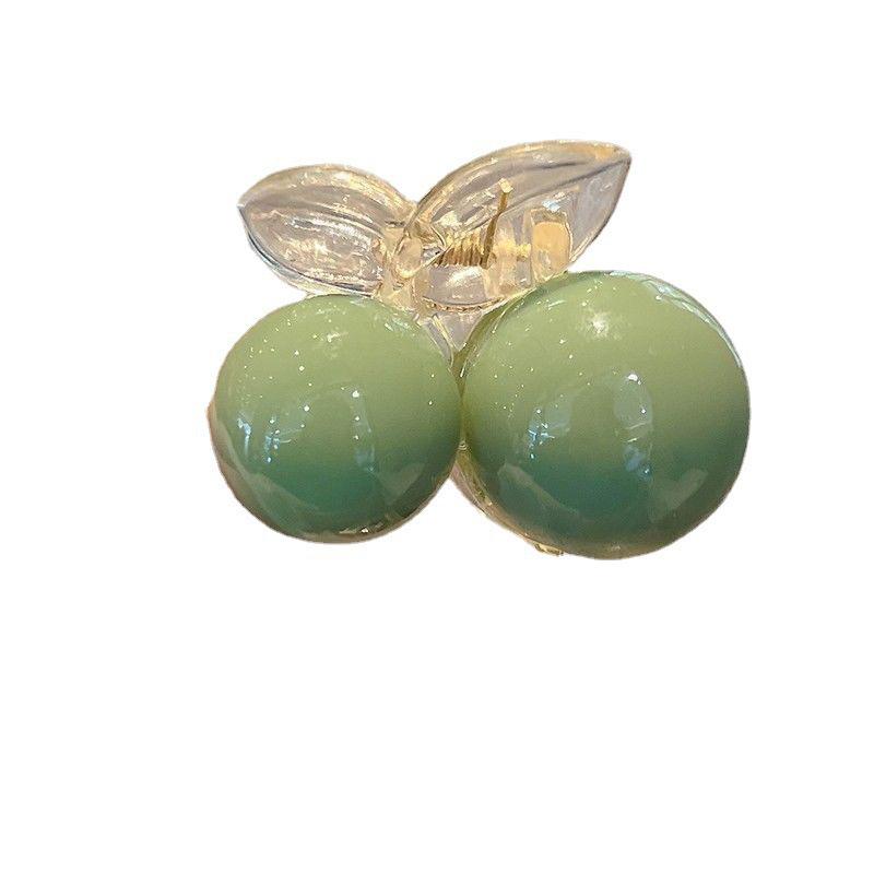 Заколка для волос в виде зеленой акулы в корейском стиле — элегантный и простой аксессуар для волос.