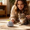 Электрическая интерактивная игрушка для кошек с движущимися частями и колокольчиком для развлечения и тренировки домашних животных в помещении Безопасная прочная конструкция